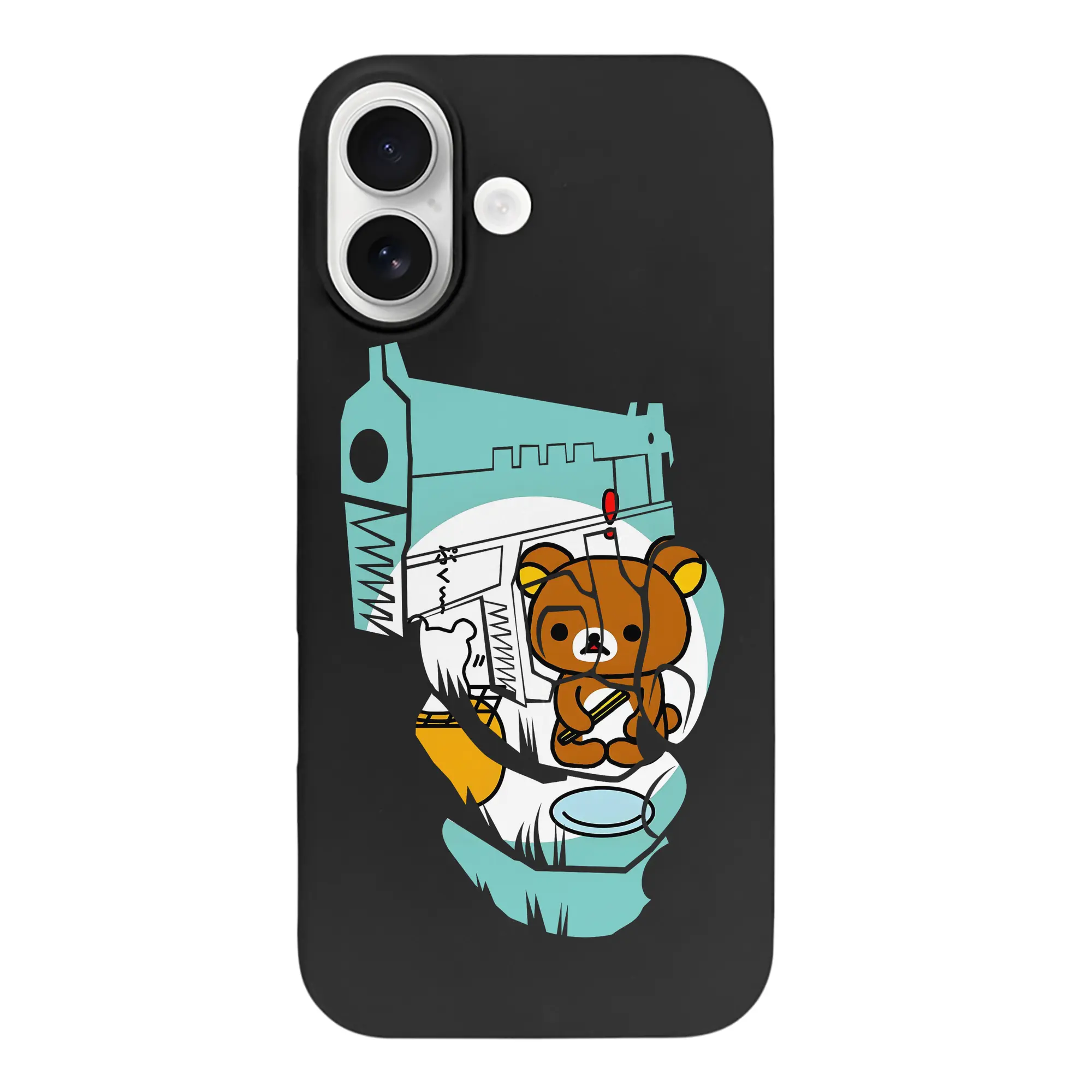 リラックマ (Rilakkuma) グッズ リラックマ (Rilakkuma) - iPhone 17 シリーズ シリコンケース 薄型 耐衝撃 指紋防止 ソフトタッチカバー 精密フィット 傷防止 保護ケース iPhone 17/17 Air/17 Pro/17 Pro Max 対応